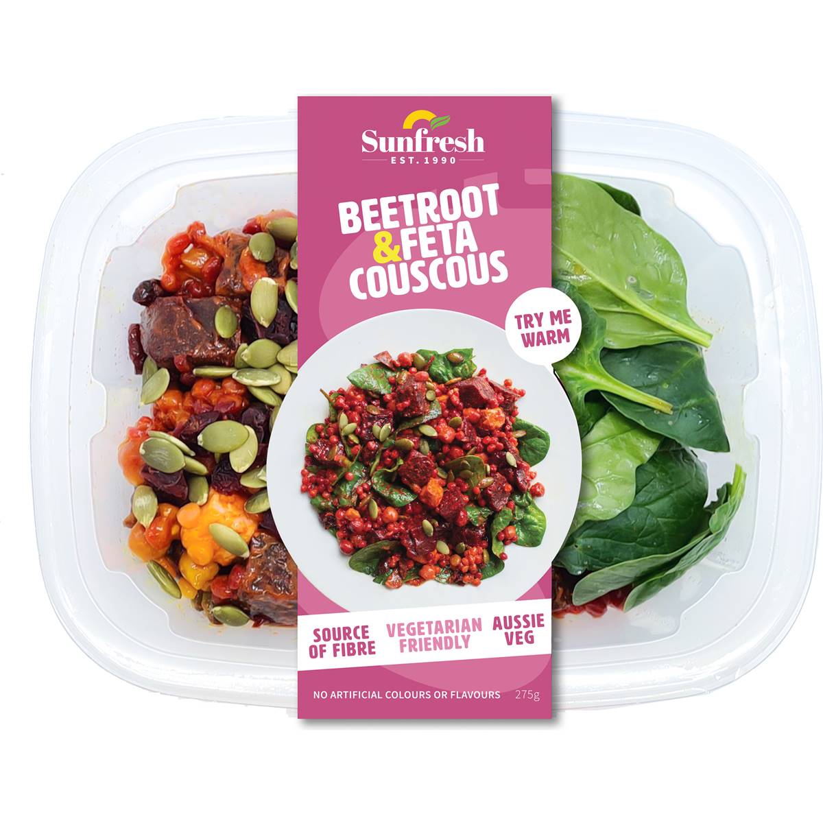 Sunfresh Beetroot Fetta And Couscous Salad 275g Woolworths
