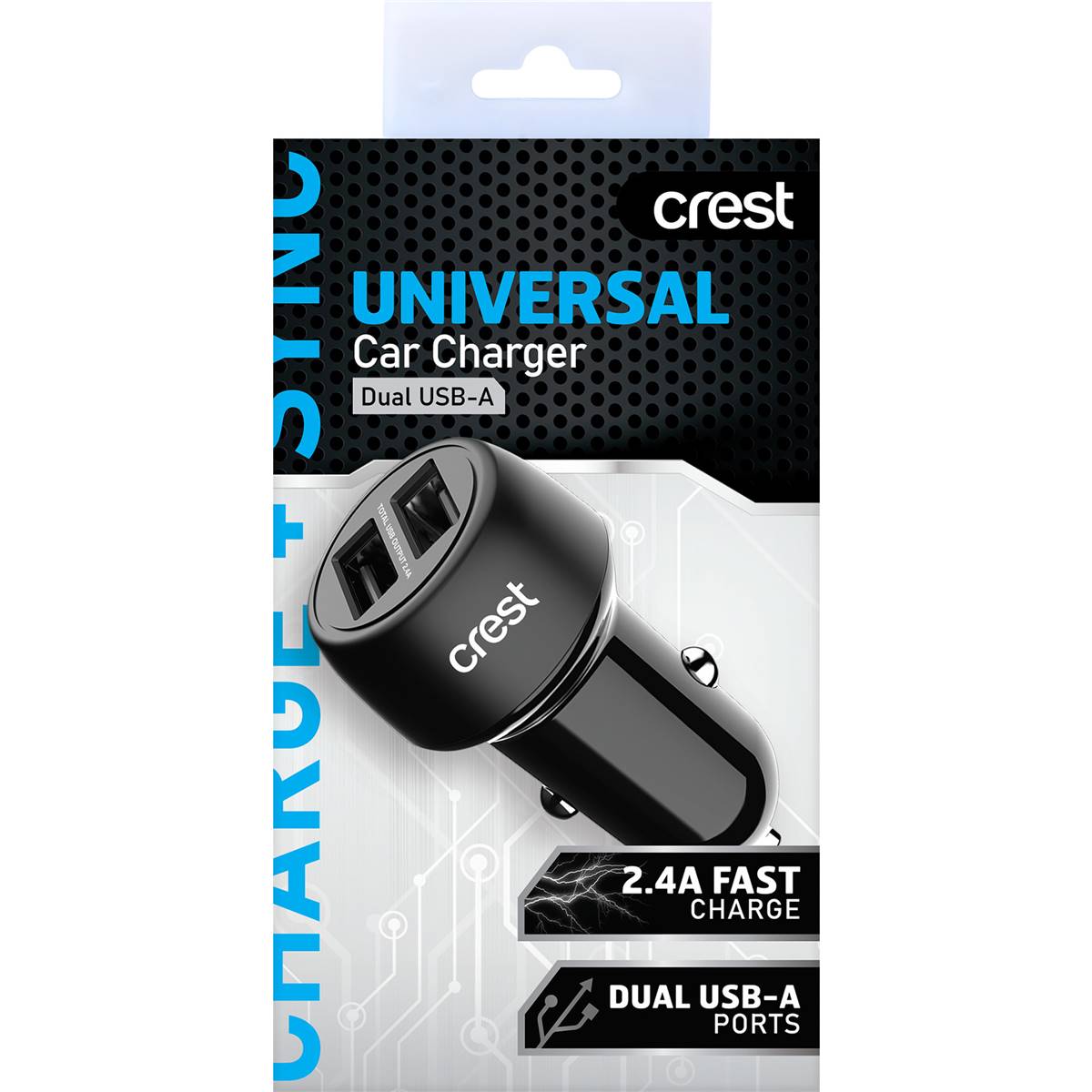 Crest Universal Car Charger Dual Usba Each Woolworths