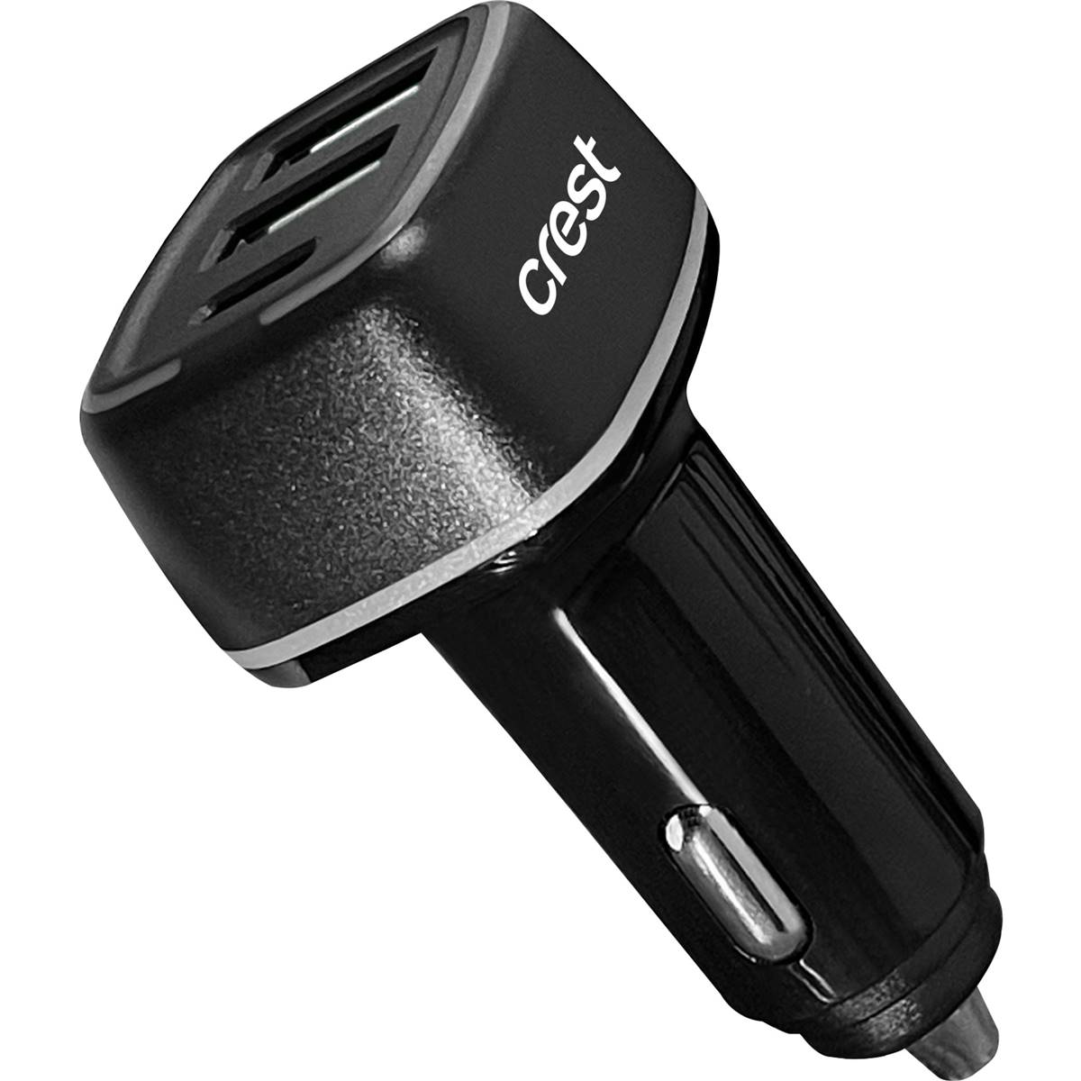 Crest Universal Car Charger Dual Usba & Single Usbc Each Woolworths