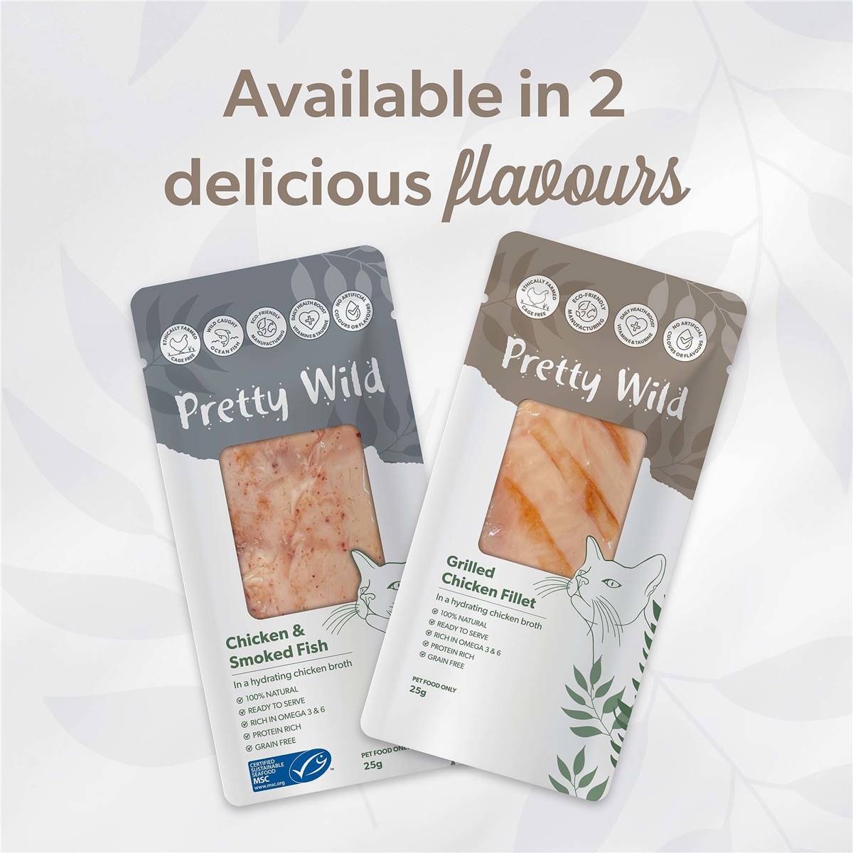 Pretty Wild Cat Food Grilled Chicken 25g | Woolworths