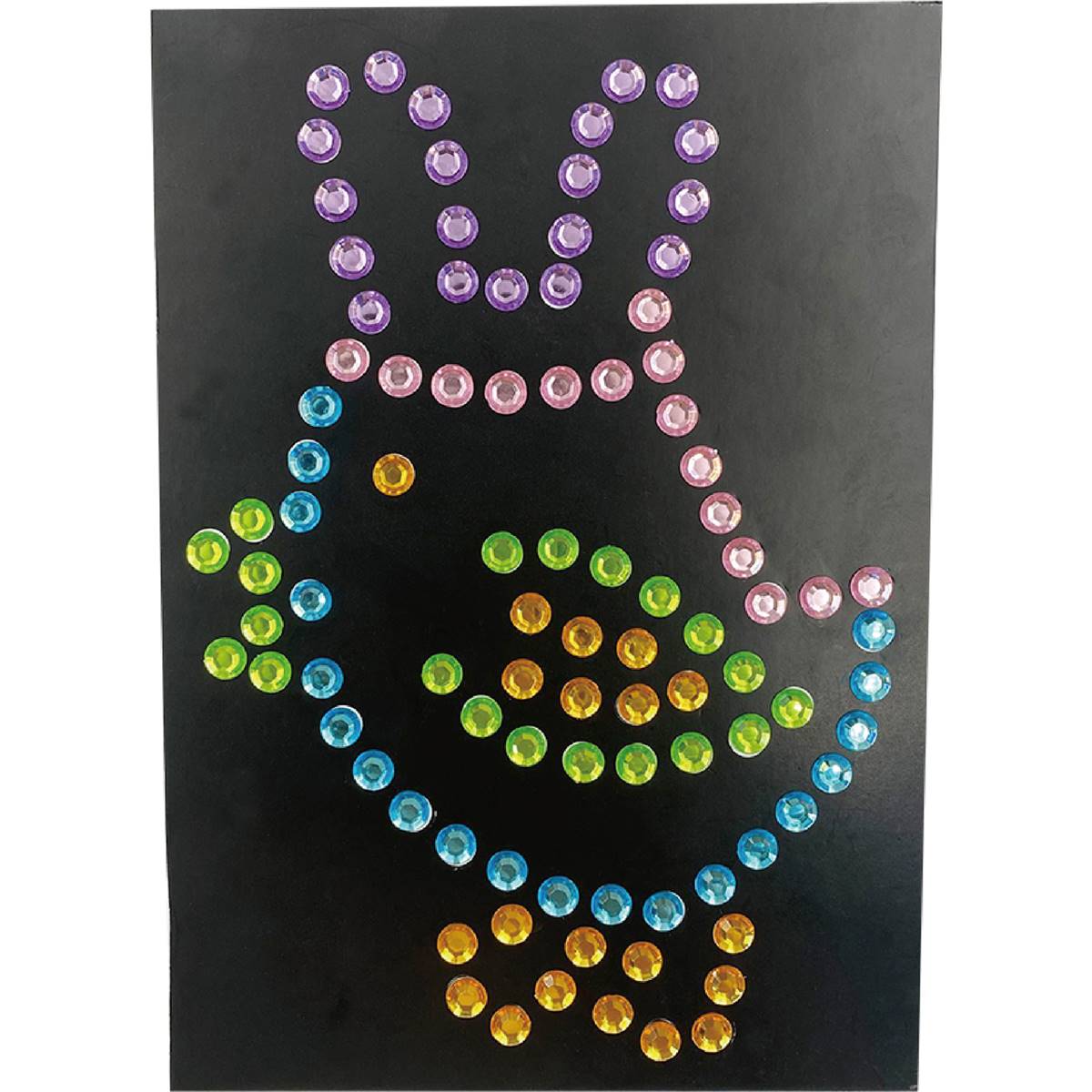 Easter Gemstone Sticker Art Chick Each Woolworths