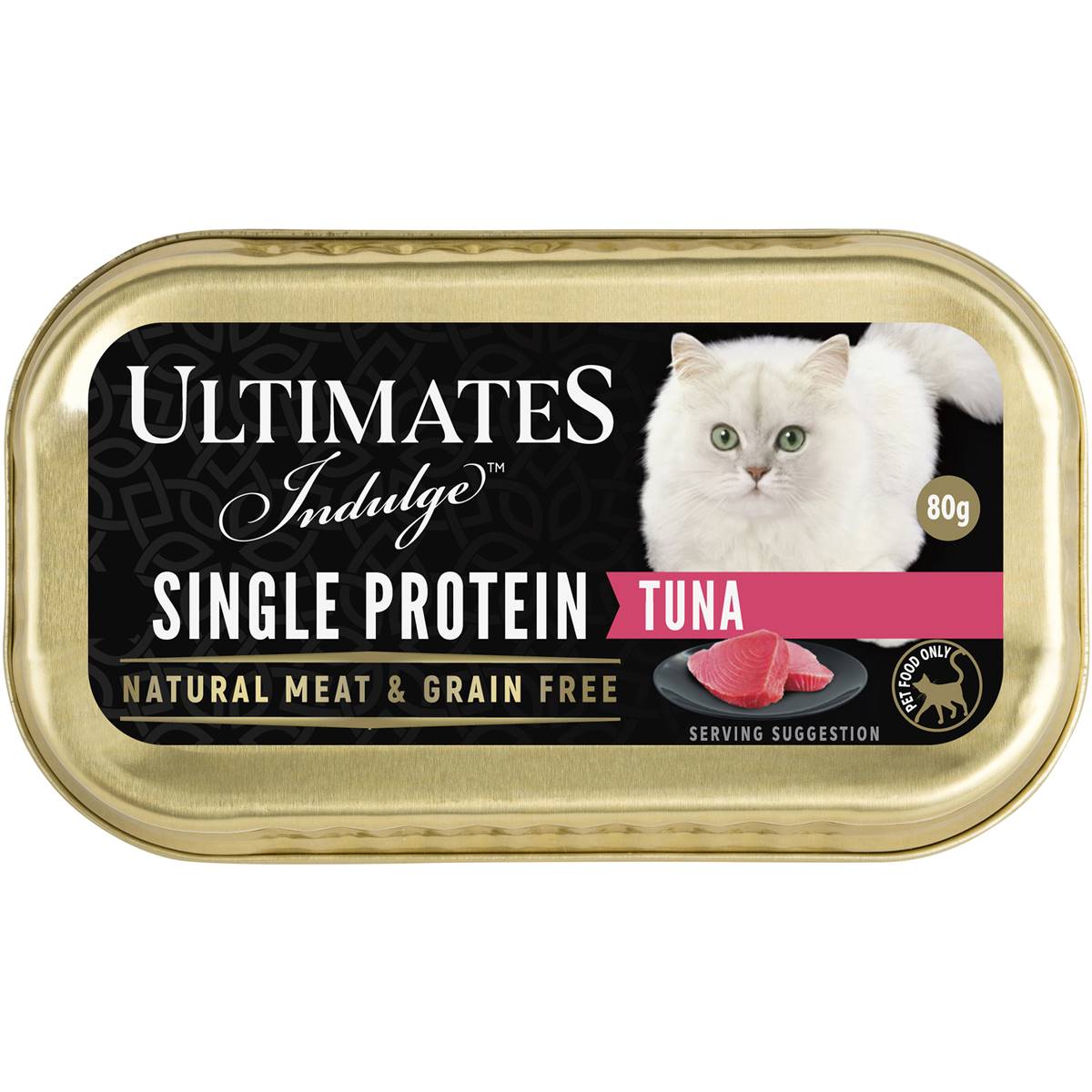Ultimates Indulge Cat Food Natural Tuna 80g Woolworths