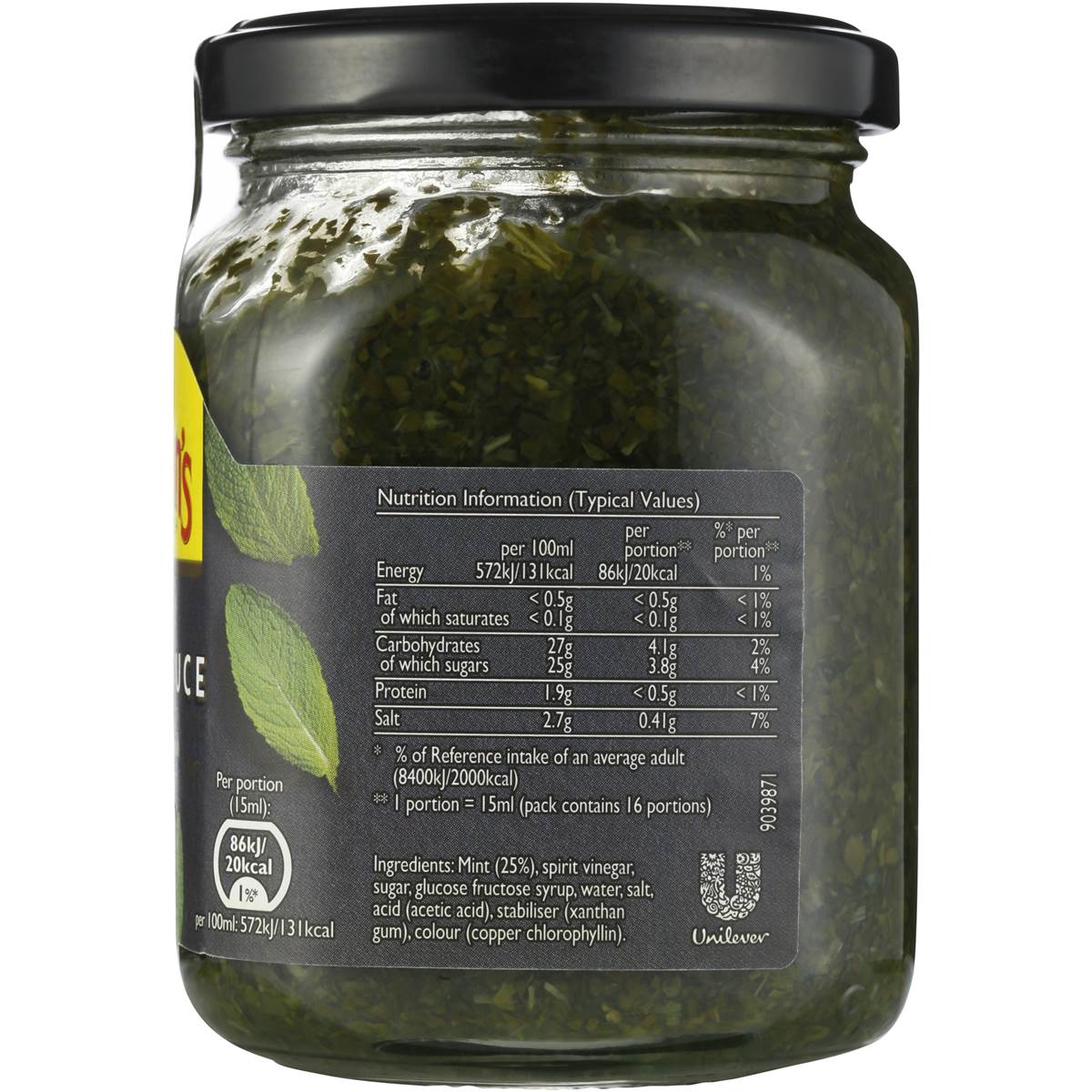 Colman's Classic Mint Sauce 165g