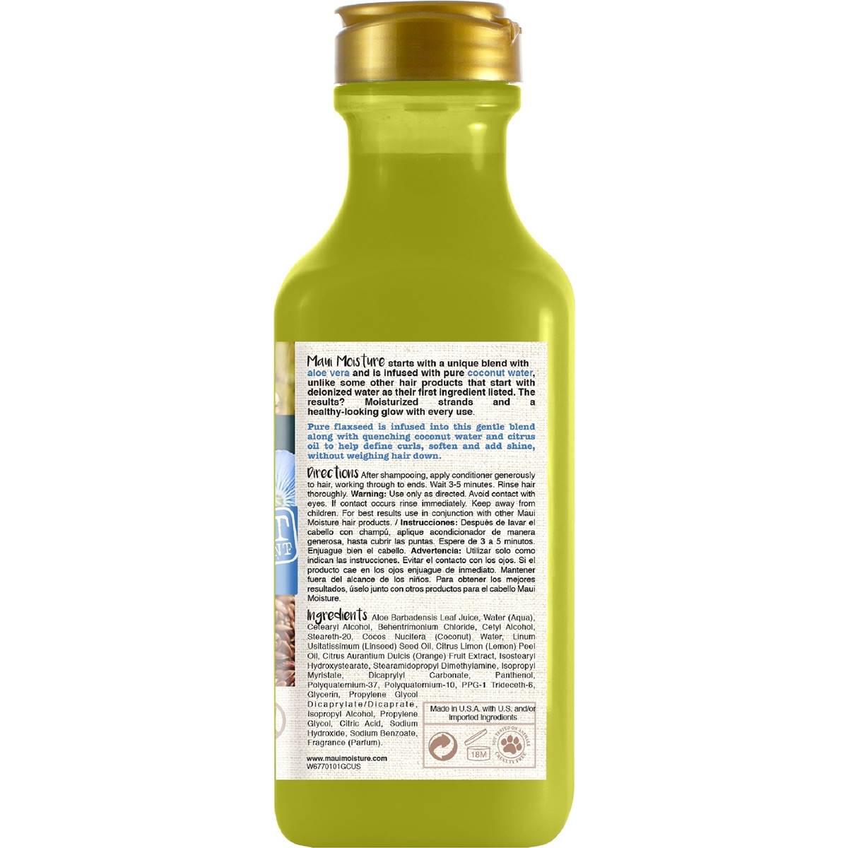 Maui Moisture Lightweight Curls + Flaxseed Conditioner For Wavy Hair