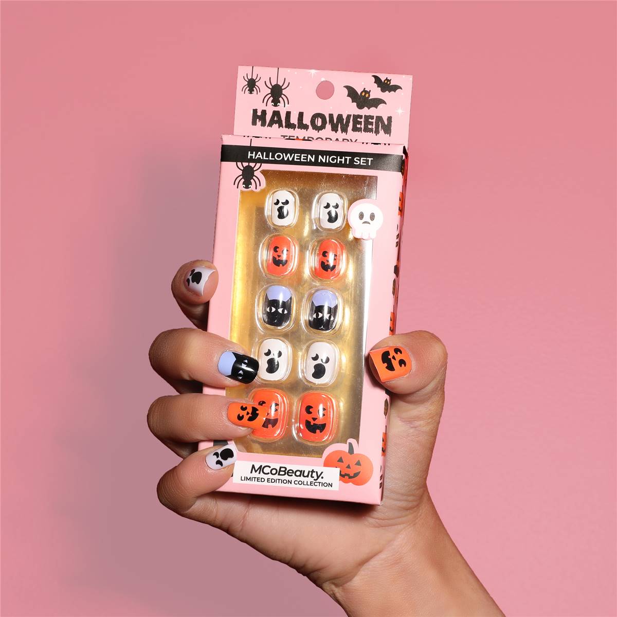 Mcobeauty Halloween Press On Nails Night Set Each Woolworths