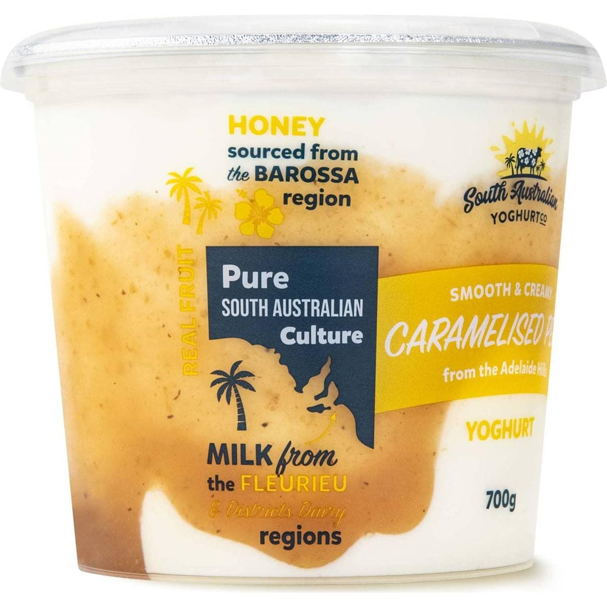 South Australian Yoghurt Co. Pear Yoghurt 700g Woolworths