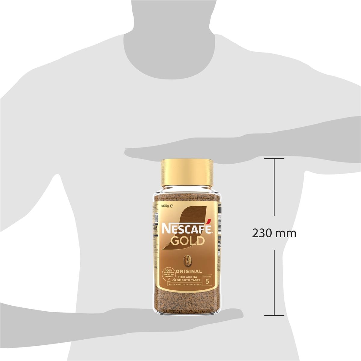 Nescafe Gold Original Soluble Instant Coffee 400g Woolworths