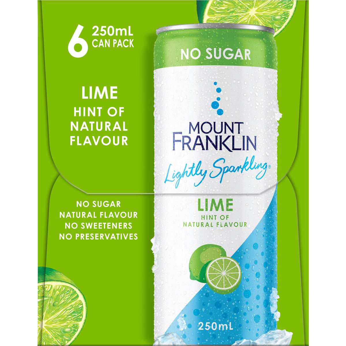 mount-franklin-lightly-sparkling-water-lime-cans-250ml-x-6-pack
