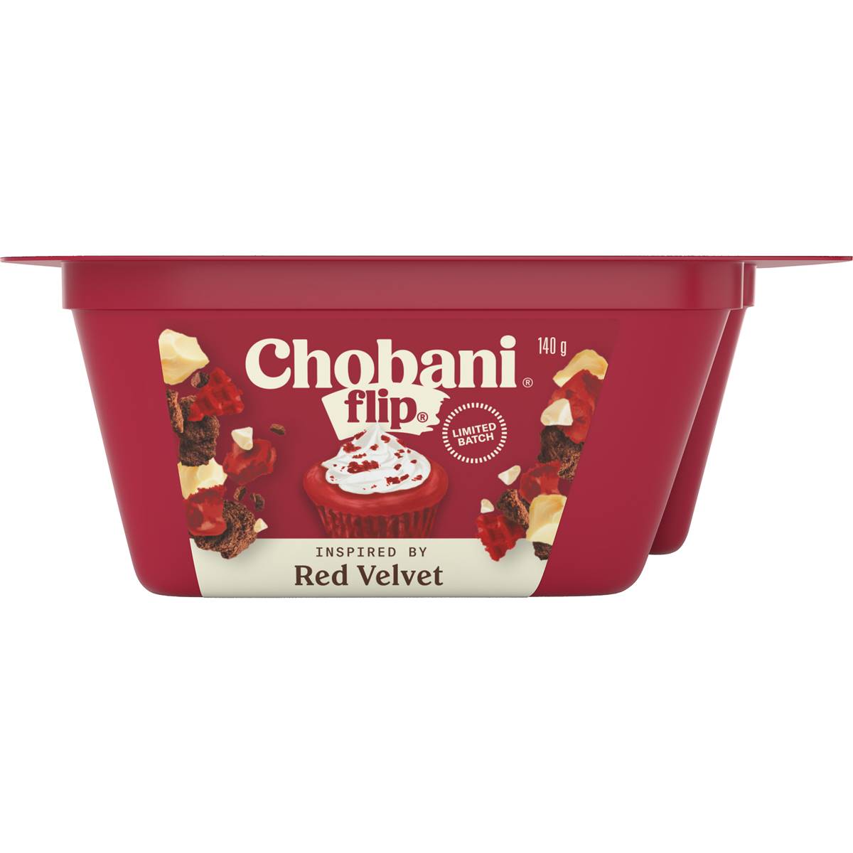 Chobani Flip Greek Yogurt Red Velvet 140g Woolworths chobani-flip-greek-yogurt-red-velvet-140g-woolworths