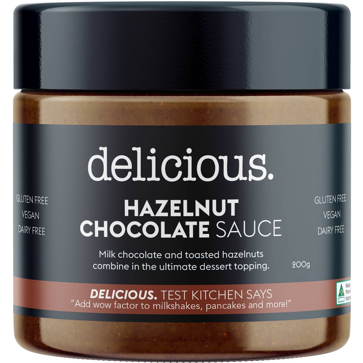 Delicious Hazelnut Chocolate Sauce 200g Woolworths