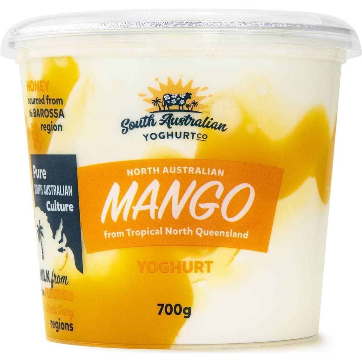 South Australian Yoghurt Co. Mango Yoghurt 700g Woolworths
