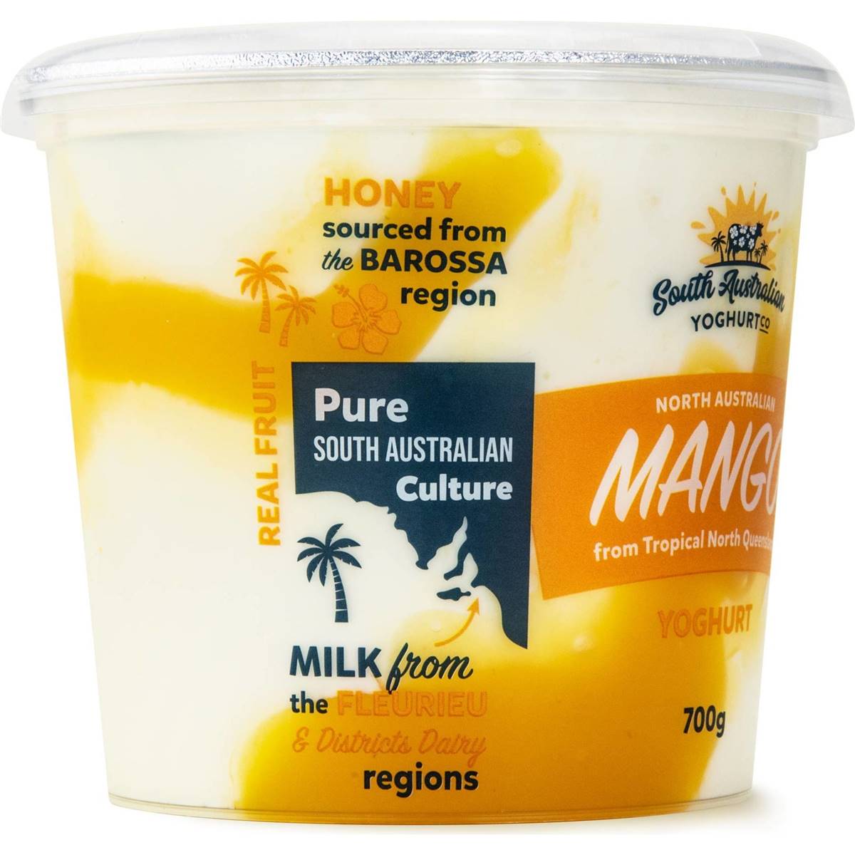 South Australian Yoghurt Co. Mango Yoghurt 700g Woolworths