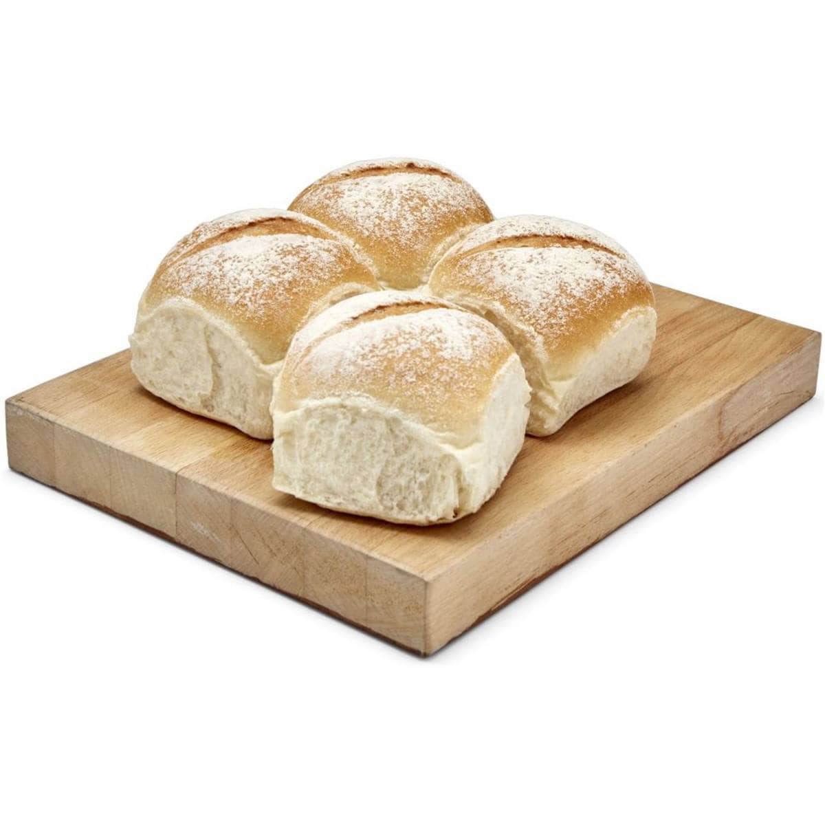 Woolworths White Hi Fibre Low Gi Rolls 4 Pack Woolworths