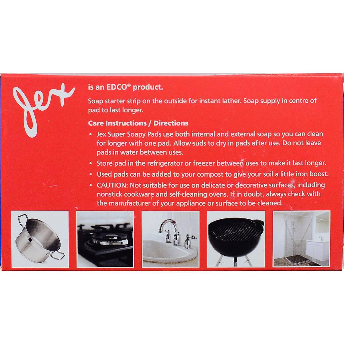 Jex Steel Wool Soap Pads 8 Pack Woolworths