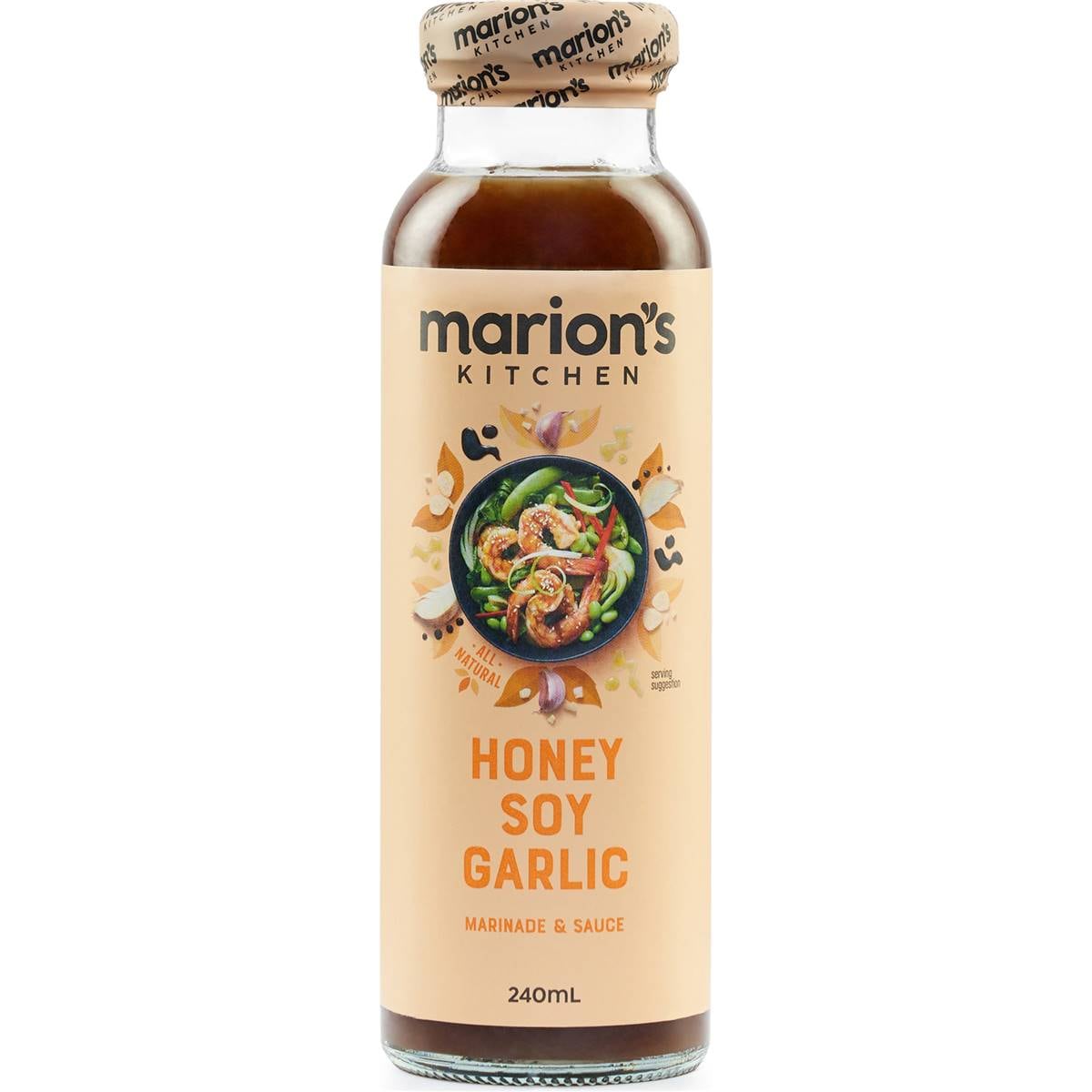 Marion's Kitchen Honey, Soy & Garlic Marinade & Sauce 240ml Woolworths