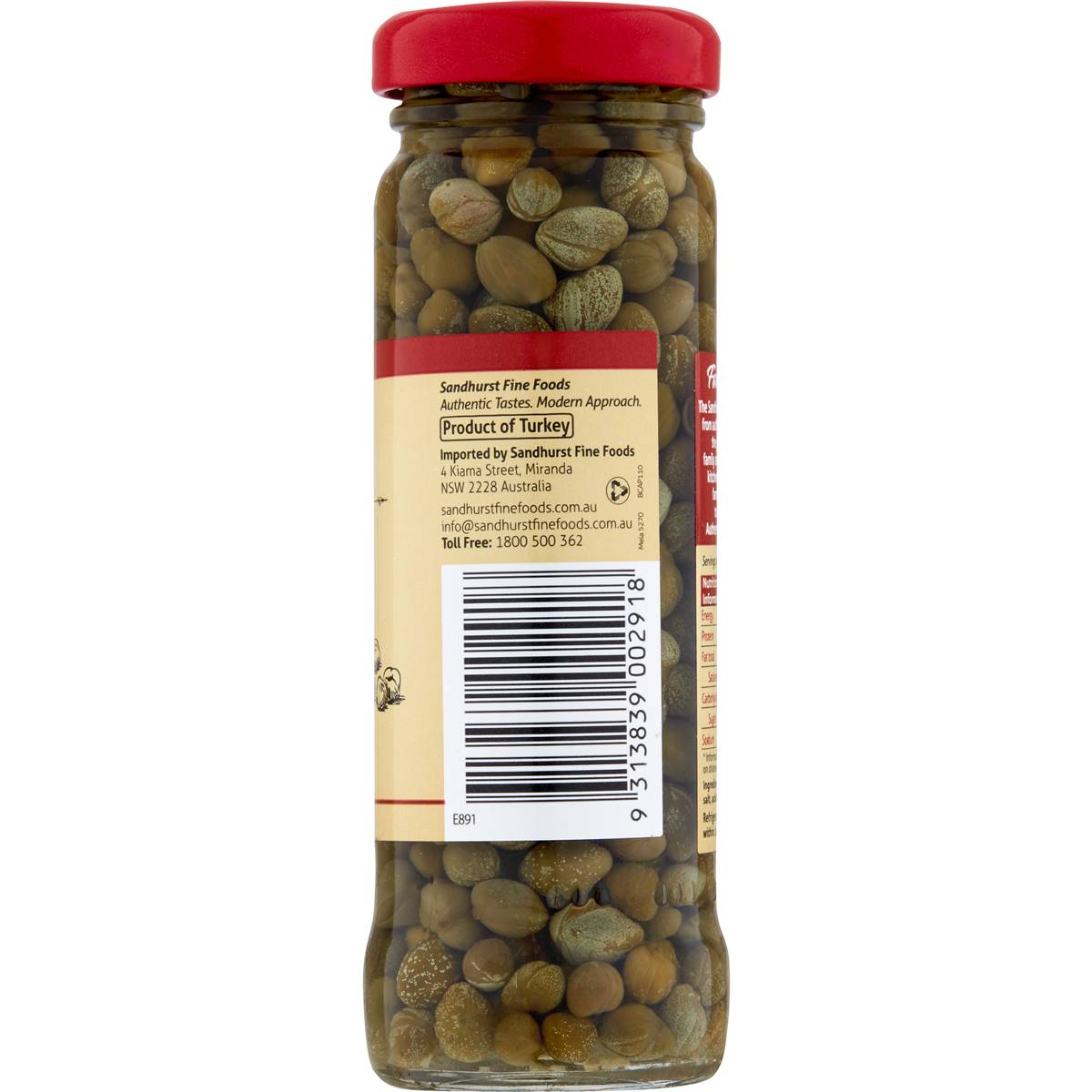 Sandhurst Baby Capers In Wine Vinegar 110g Woolworths
