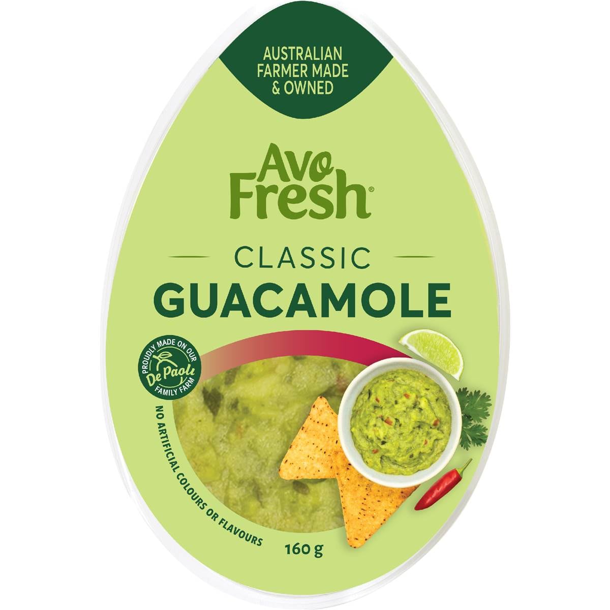Avofresh Classic Avocado Guacamole 160g Woolworths