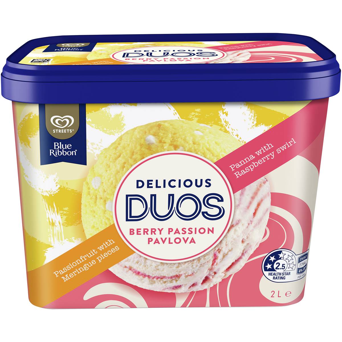 Blue Ribbon Delicious Duo Berry Passion Pavlova 2l Woolworths