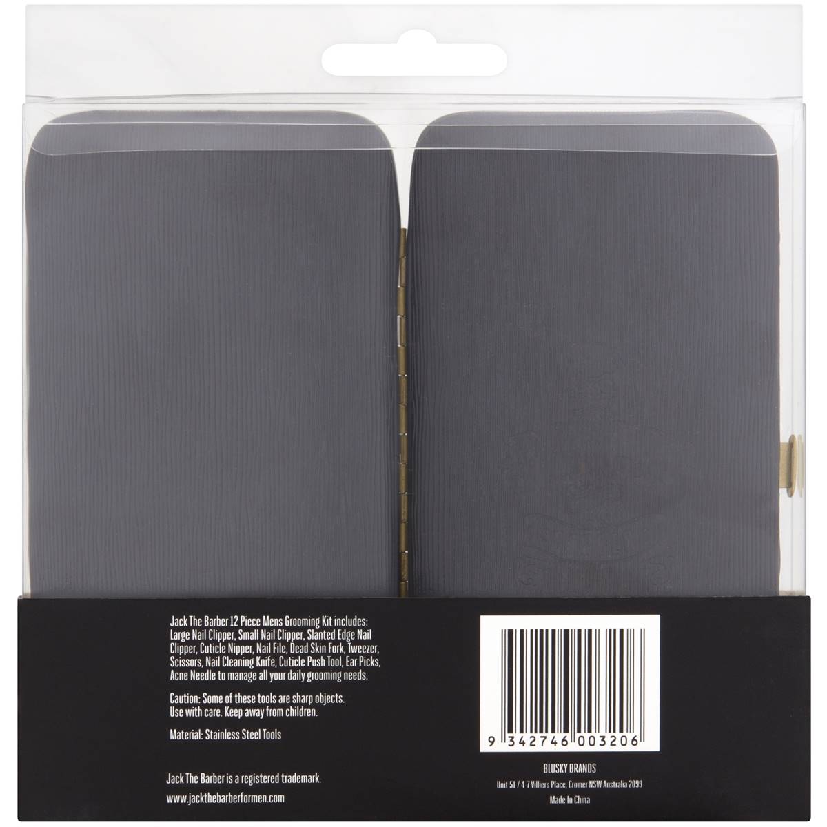 Jack The Barber Grooming Kit 12 Pieces Limited Edition Gold Each