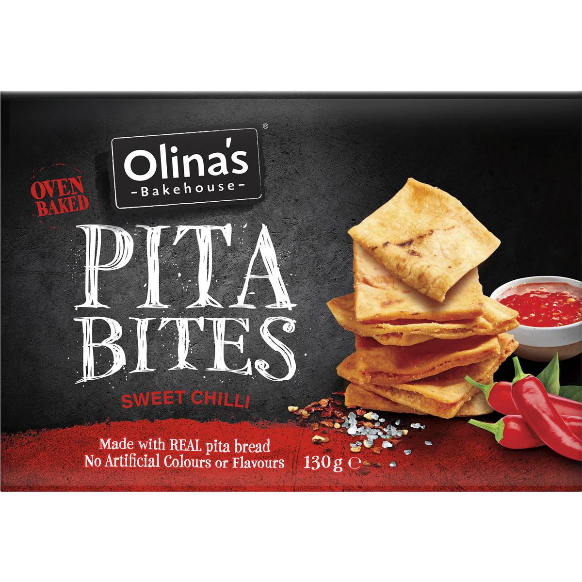 Olina's Bakehouse Pita Bites Sweet Chilli 130g Woolworths