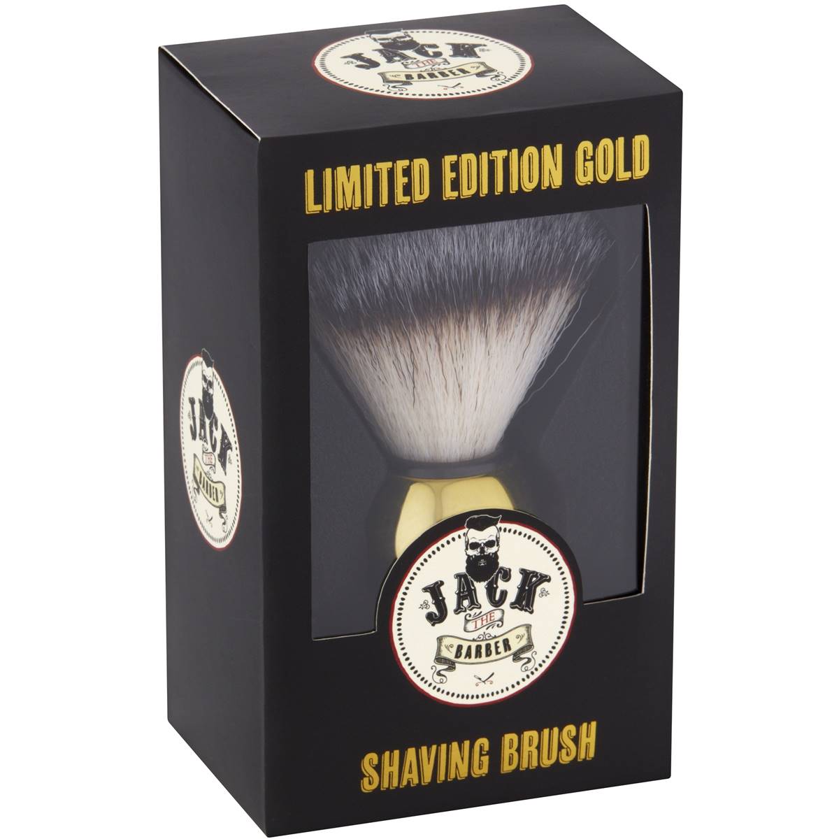 Jack The Barber Shaving Brush Limited Edition Gold Each Woolworths