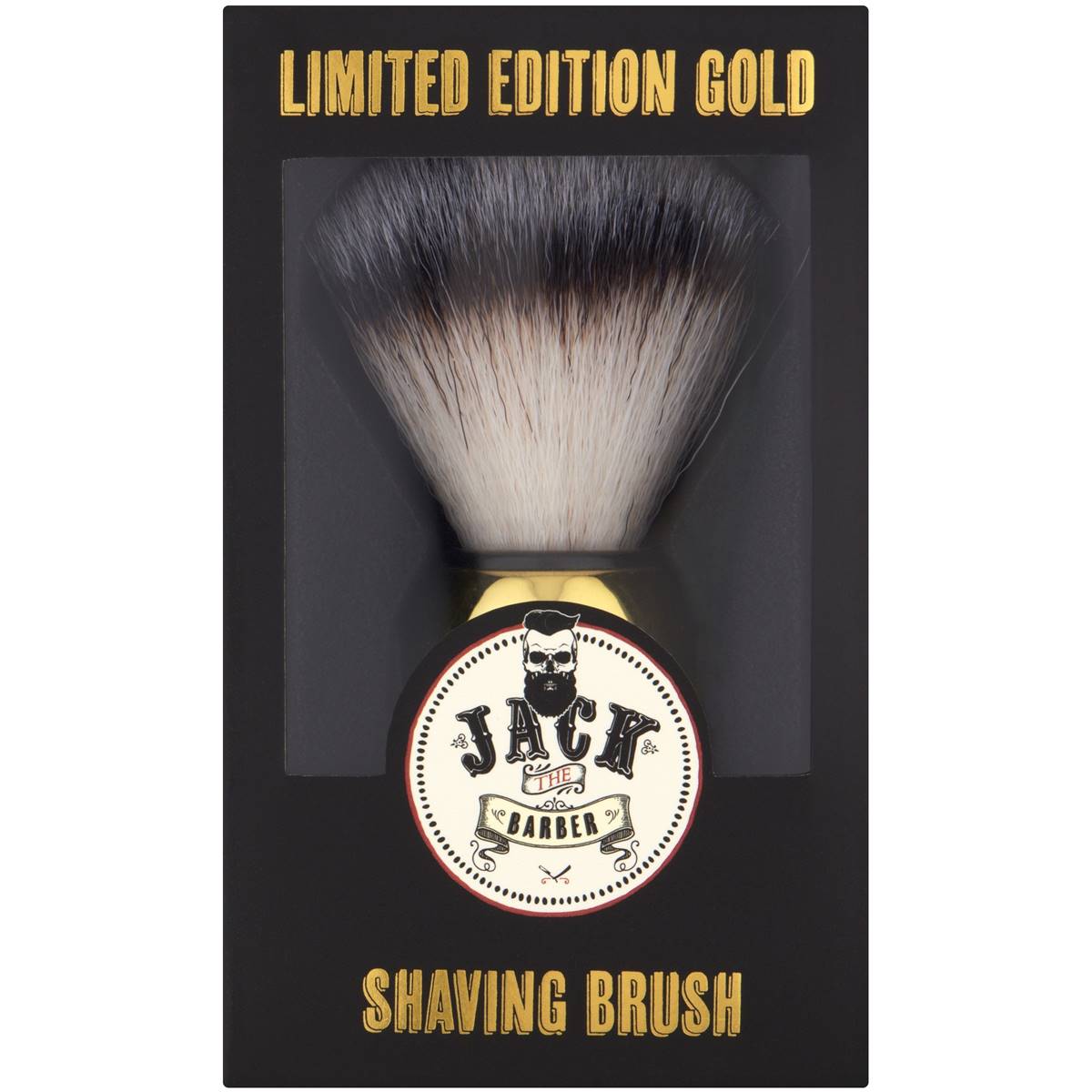 Jack The Barber Shaving Brush Limited Edition Gold Each Woolworths