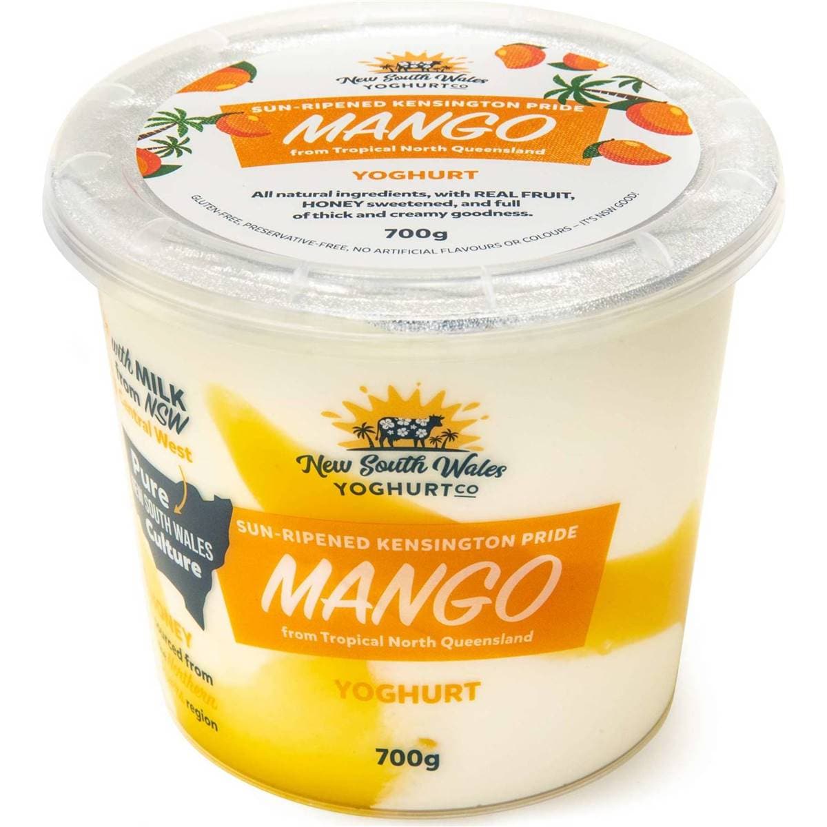 New South Wales Yoghurt Co Mango Yoghurt Tub 700g | Woolworths