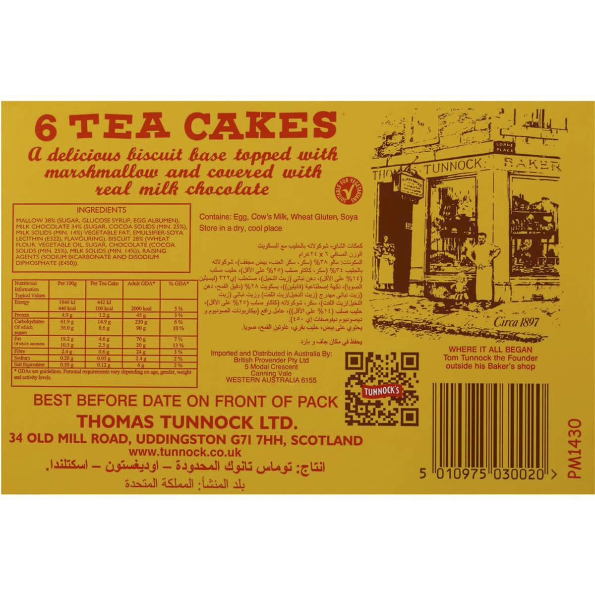 Tunnocks Snacks Tea Cakes 6pk Woolworths