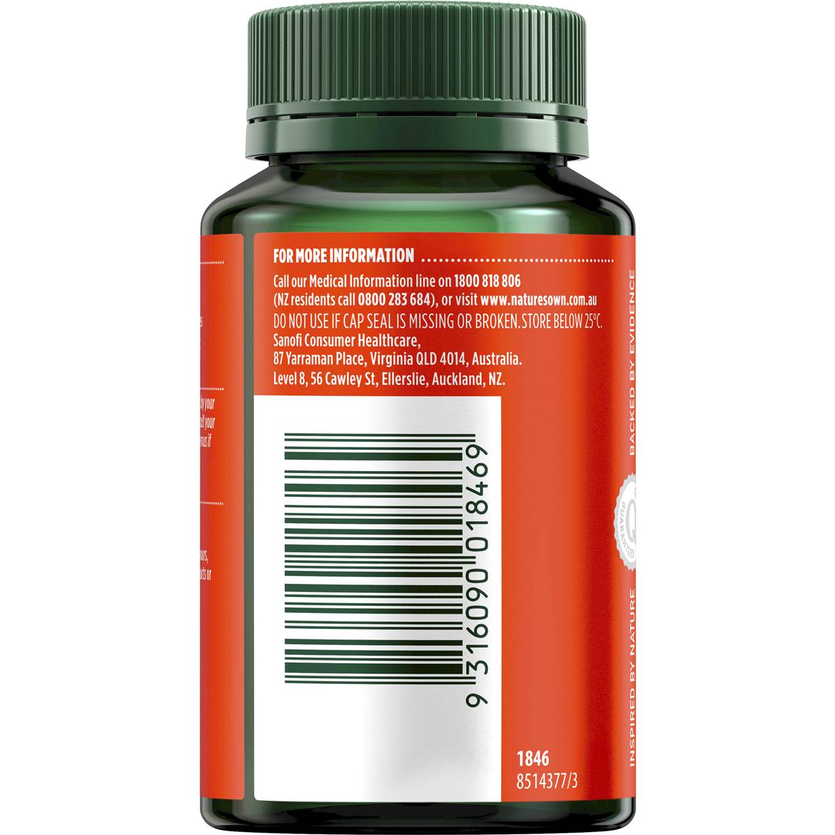 Nature's Own High Strength Zinc Tablets 120 Pack Woolworths