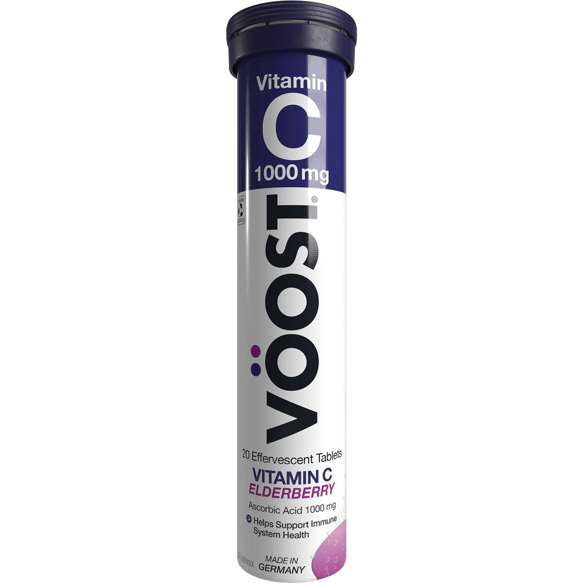 Voost Vitamin C Effervescent Tablets Elderberry