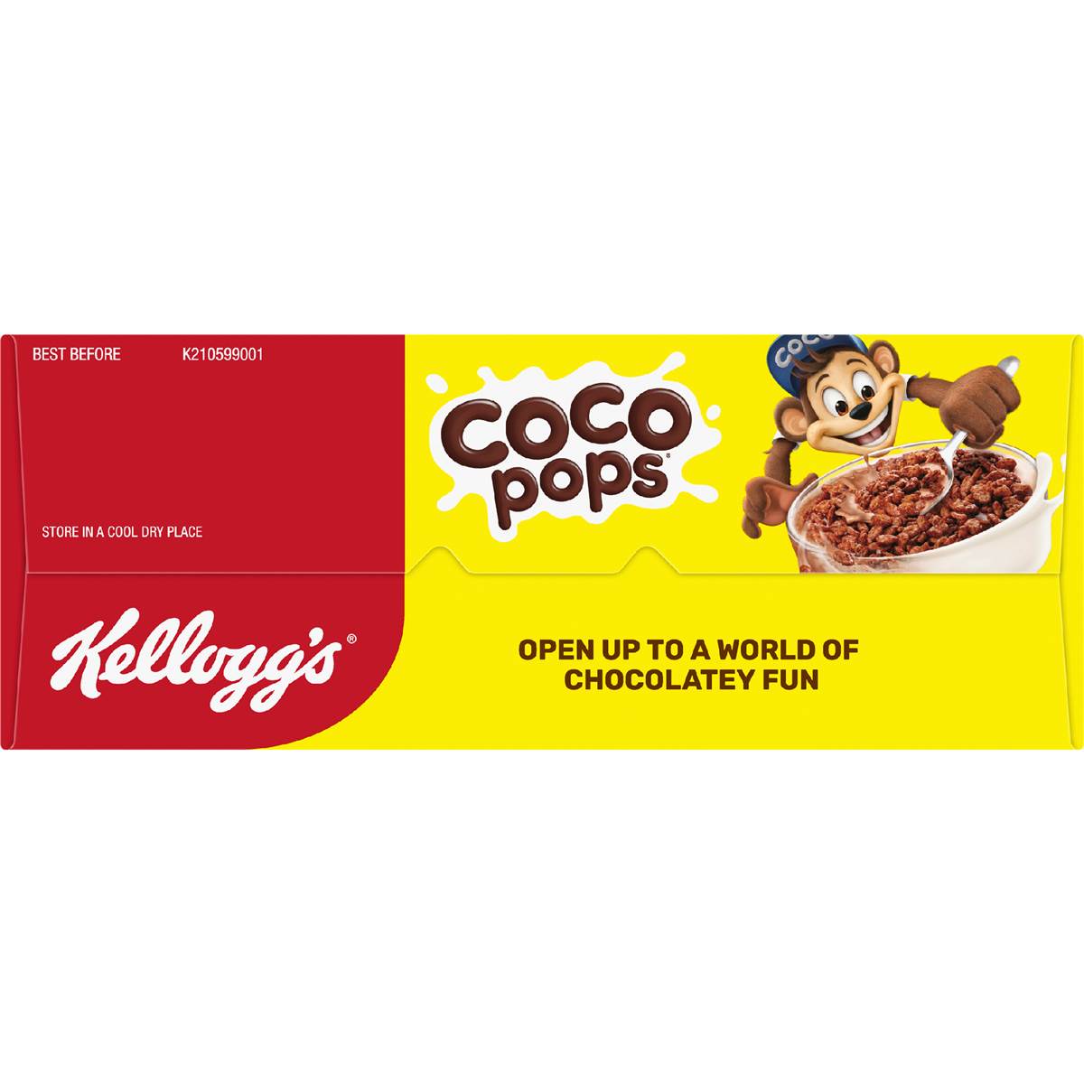 Kellogg's Coco Pops Chocolatey Breakfast Cereal Value Pack 950g