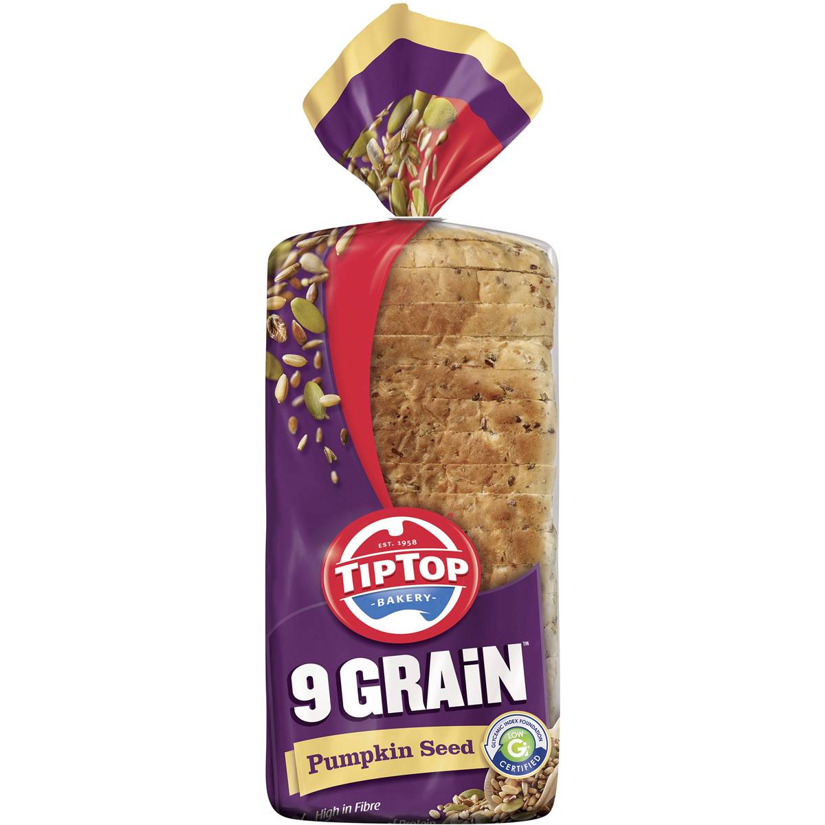 Tip Top Bakery 9 Grain Bread With Pumpkin Seeds 700g | Woolworths