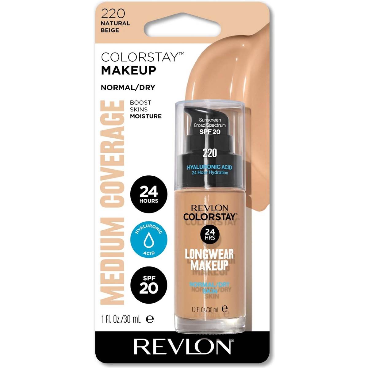Revlon Colorstay Longwear Makeup Normal/Dry - Natural Beige 30mL
