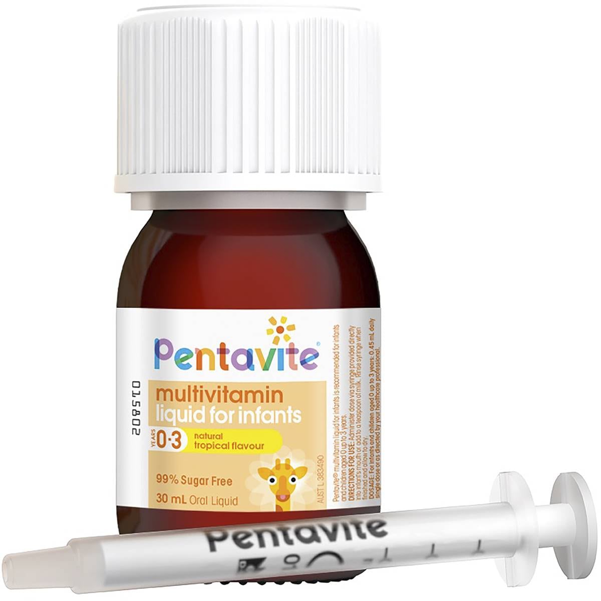 Pentavite Multivitamin Infant Oral Liquid 30ml Woolworths