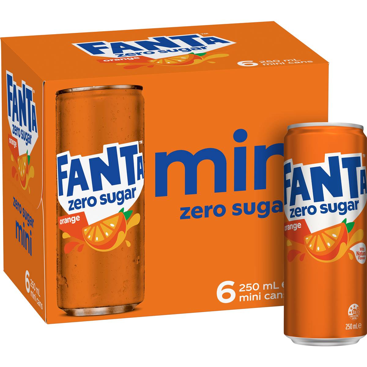 fanta-orange-zero-sugar-soft-drink-mini-cans-250ml-x-6-pack-woolworths