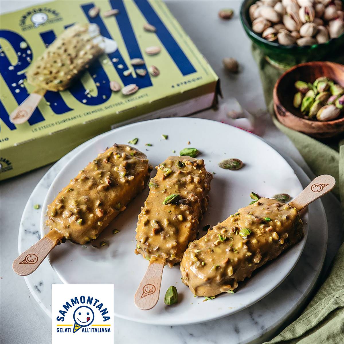 Sammontana Gruvi Pistachio 4 Pack Woolworths