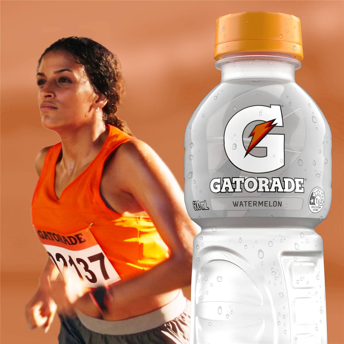 Gatorade Sports Drinks Watermelon Chill Electrolyte Hydration Bottle