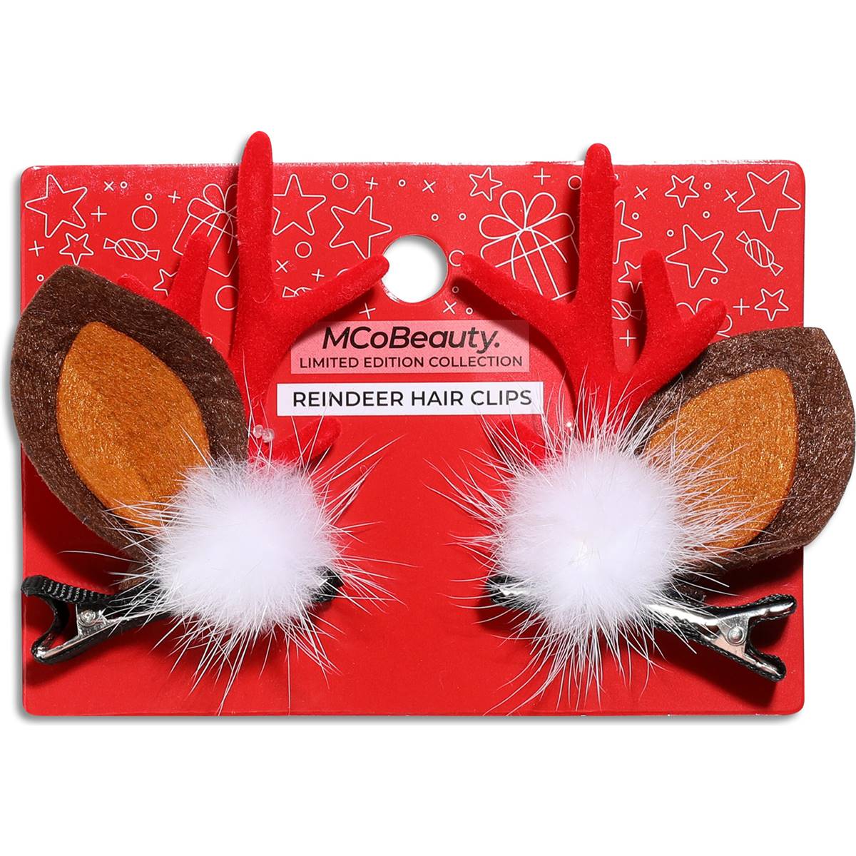 Mcobeauty Reindeer Hair Clips Set Each Woolworths