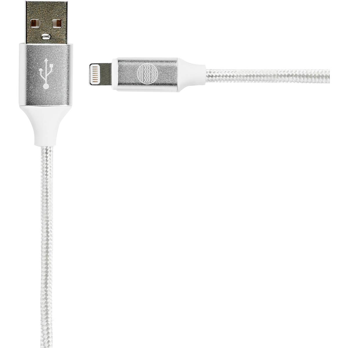 Our Pure Charge & Sync Braided Lightning Cable 1 Pack Woolworths