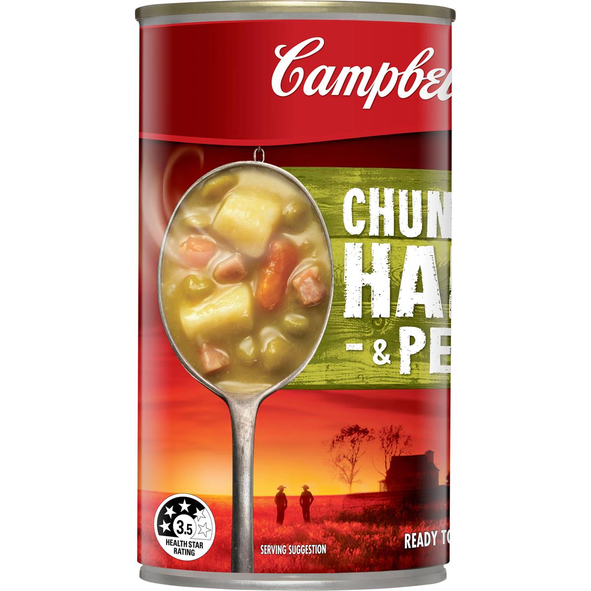 Campbells Chunky Soup Ham And Pea 505g Woolworths 2299