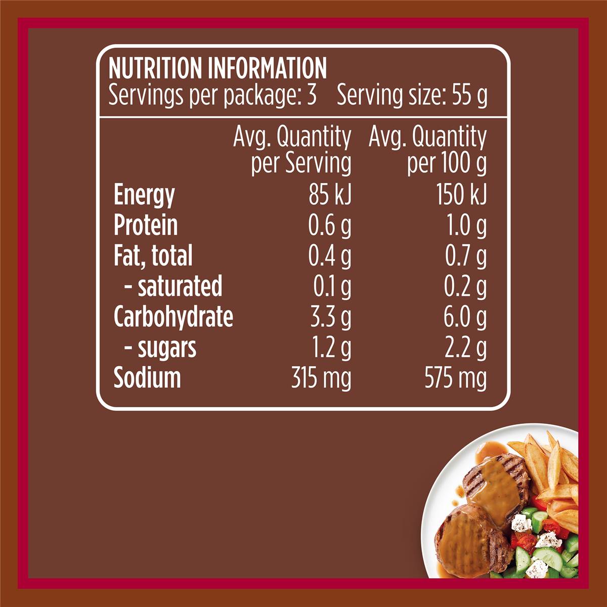 Gravox Diane Sauce Liquid Pouch 165g Woolworths