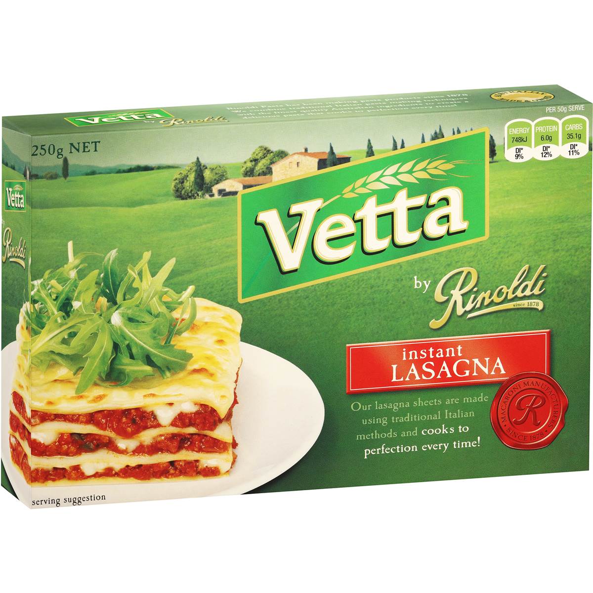 Rinoldi Lasagne Pasta Instant Sheets 250g Woolworths