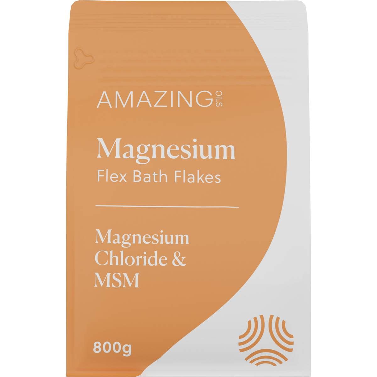 Amazing Oils Magnesium Flex Bath Flakes 800g Woolworths