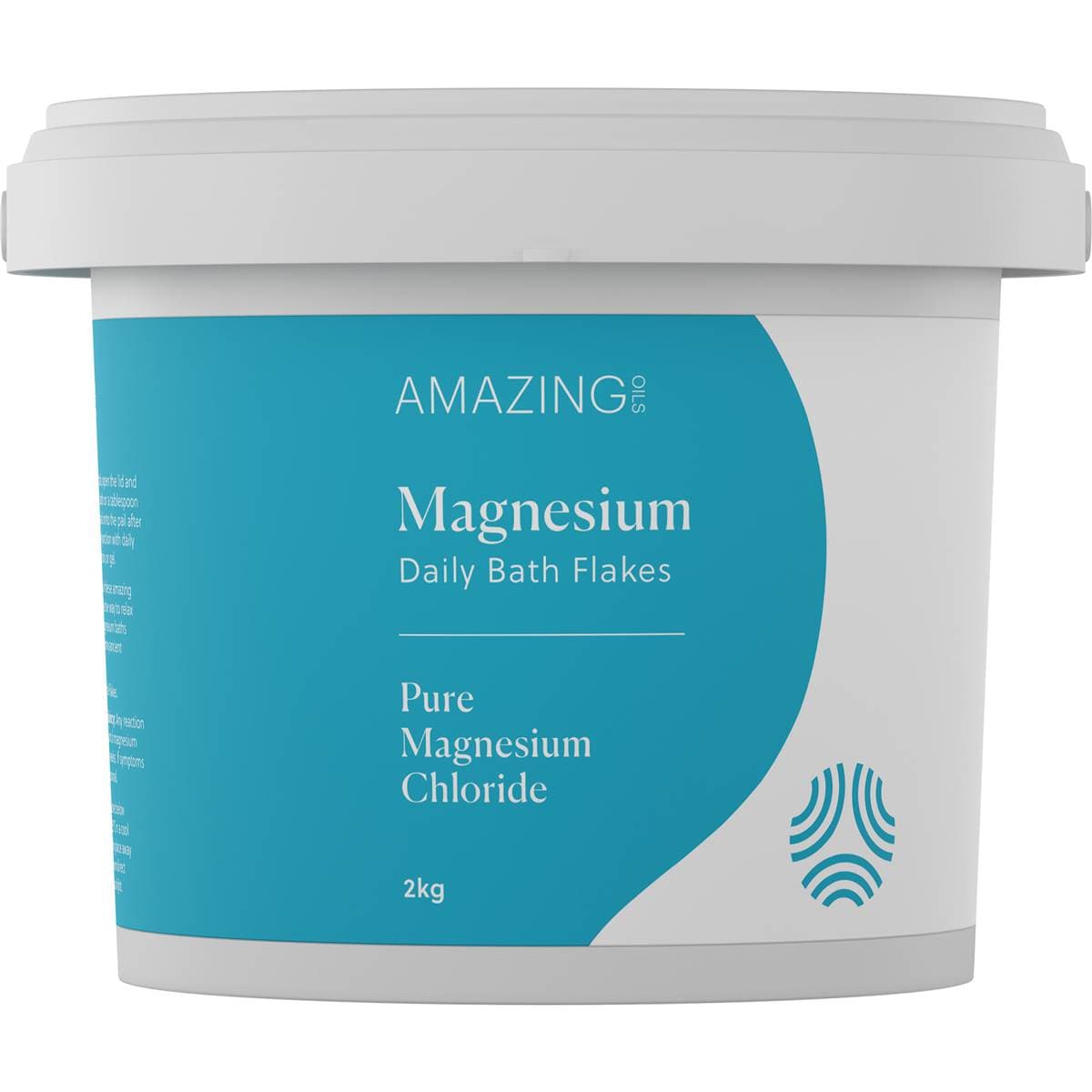 Amazing Oils Magnesium Daily Bath Flakes 2kg Woolworths