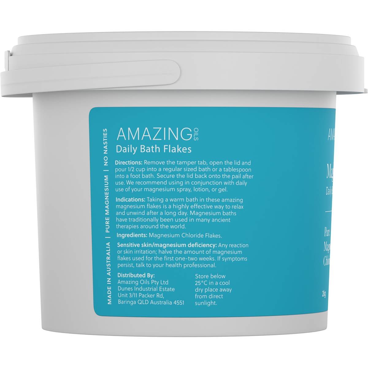 Amazing Oils Magnesium Daily Bath Flakes 2kg Woolworths
