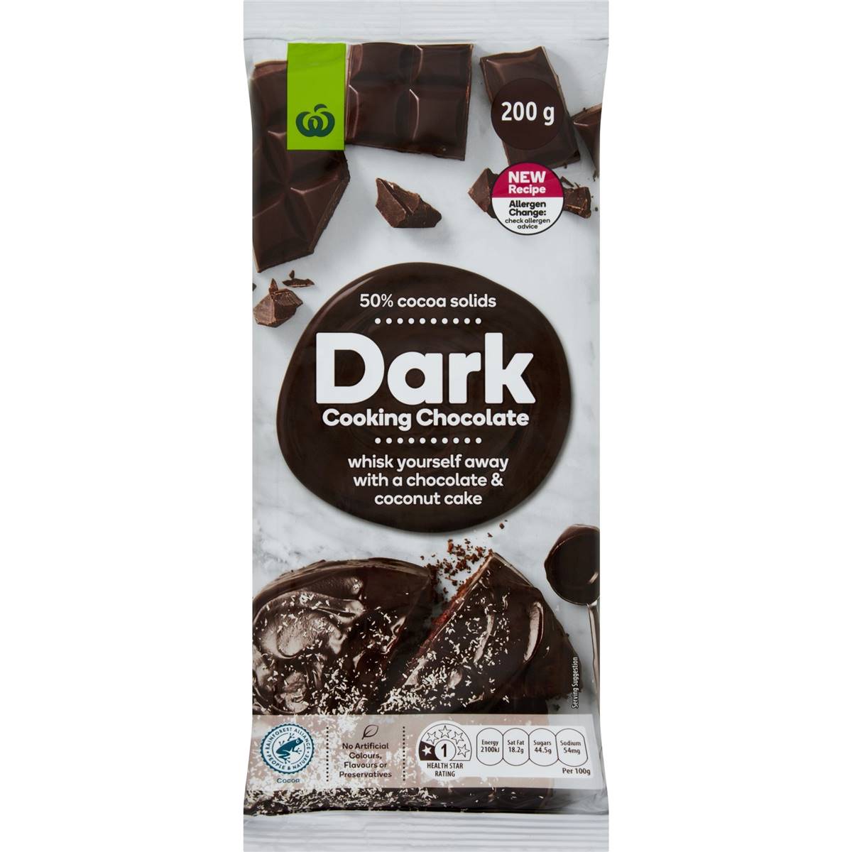 Dark cooking deals chocolate