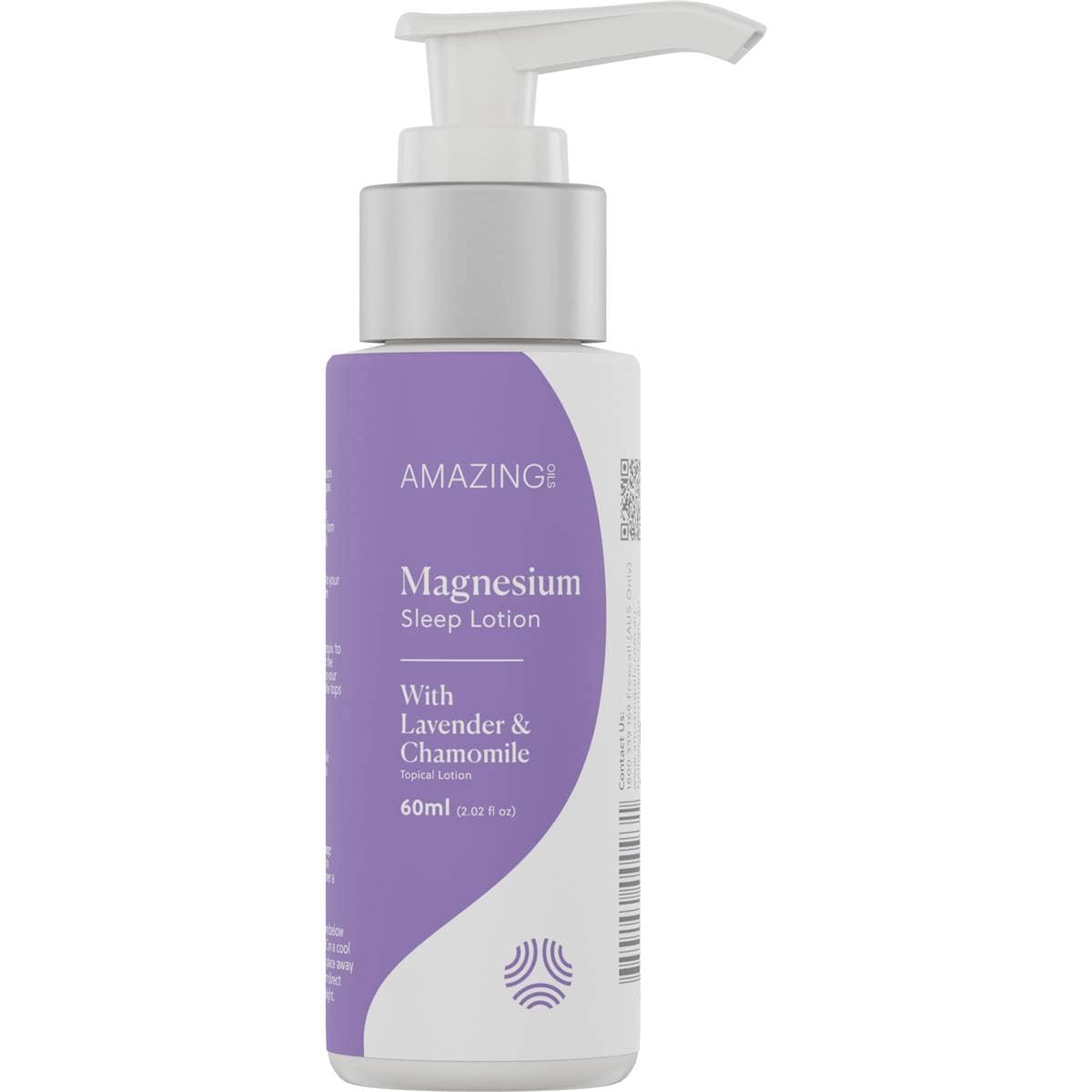 Amazing Oils Magnesium Sleep Lotion With Lavender & Chamomile 60ml Woolworths