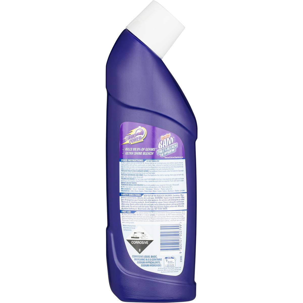 Easyoff Bam Bathroom Cleaner With Bleach 735ml Woolworths