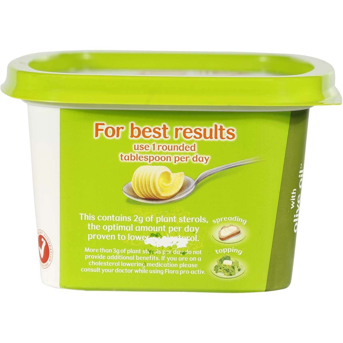 Flora Proactiv Olive Margarine 500g Woolworths