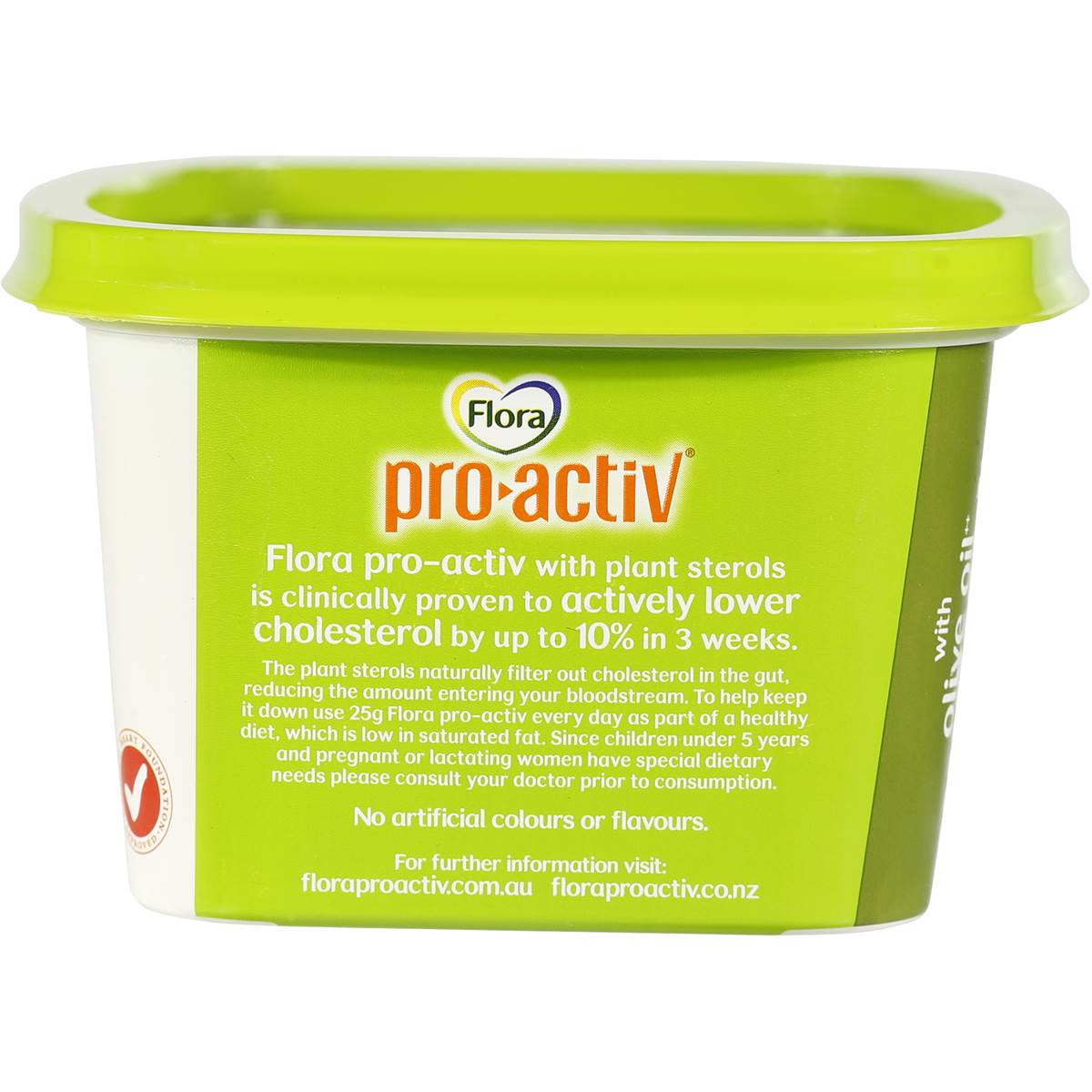 Flora Proactiv Olive Margarine 500g Woolworths
